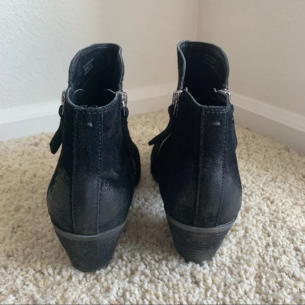 Frye Suede Judy Zip Bootie